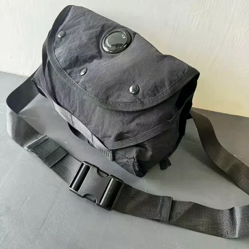 

New Retro Men's Shoulder Bag, Black Nylon Fashion Crossbody Bag, Casual Outdoor Women's Messenger Bag