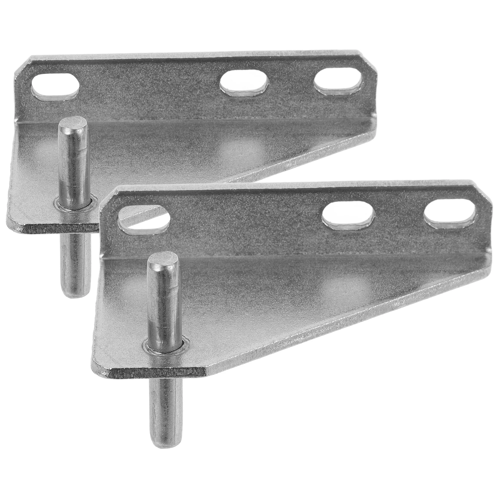 Bisagras de puerta de refrigerador de acero inoxidable, piezas de repuesto resistentes para puerta de congelador, accesorios de bisagra, Hardware, 2 uds.