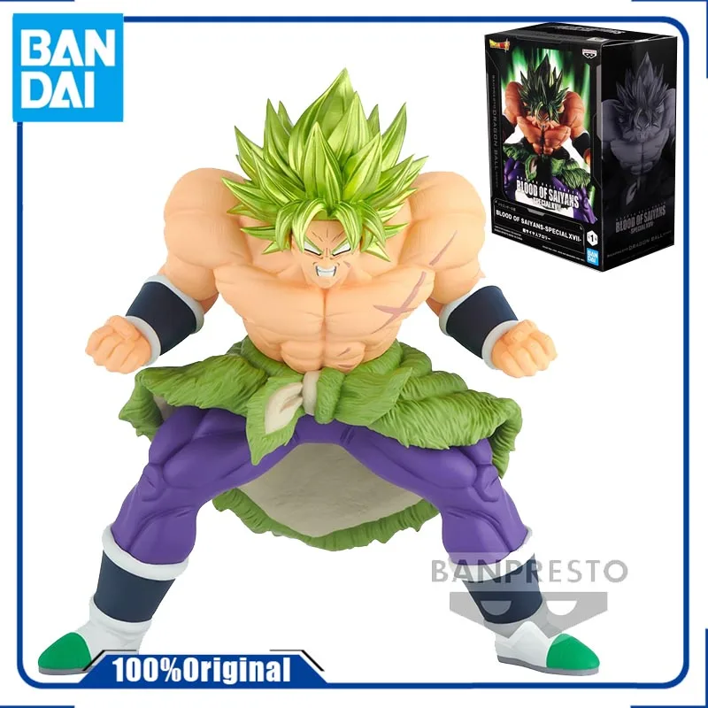 

Оригинальный Banpresto Драконий жемчуг Z специальная кровь сайянов 17 Brolie аниме экшн искусственная игрушка Подарки
