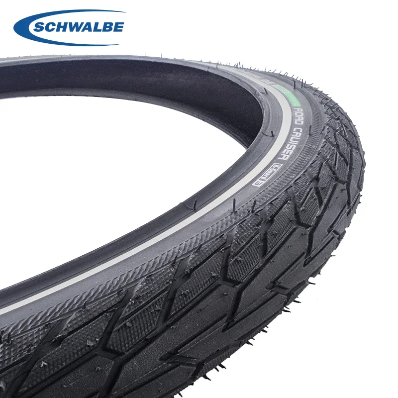 SCHWALBE ROAD CRUISER 20 Inch Black-Reflex Wired Bicycle Tire 47-406 20x1.75 for City Folding Bike Road Bike Cycling Parts