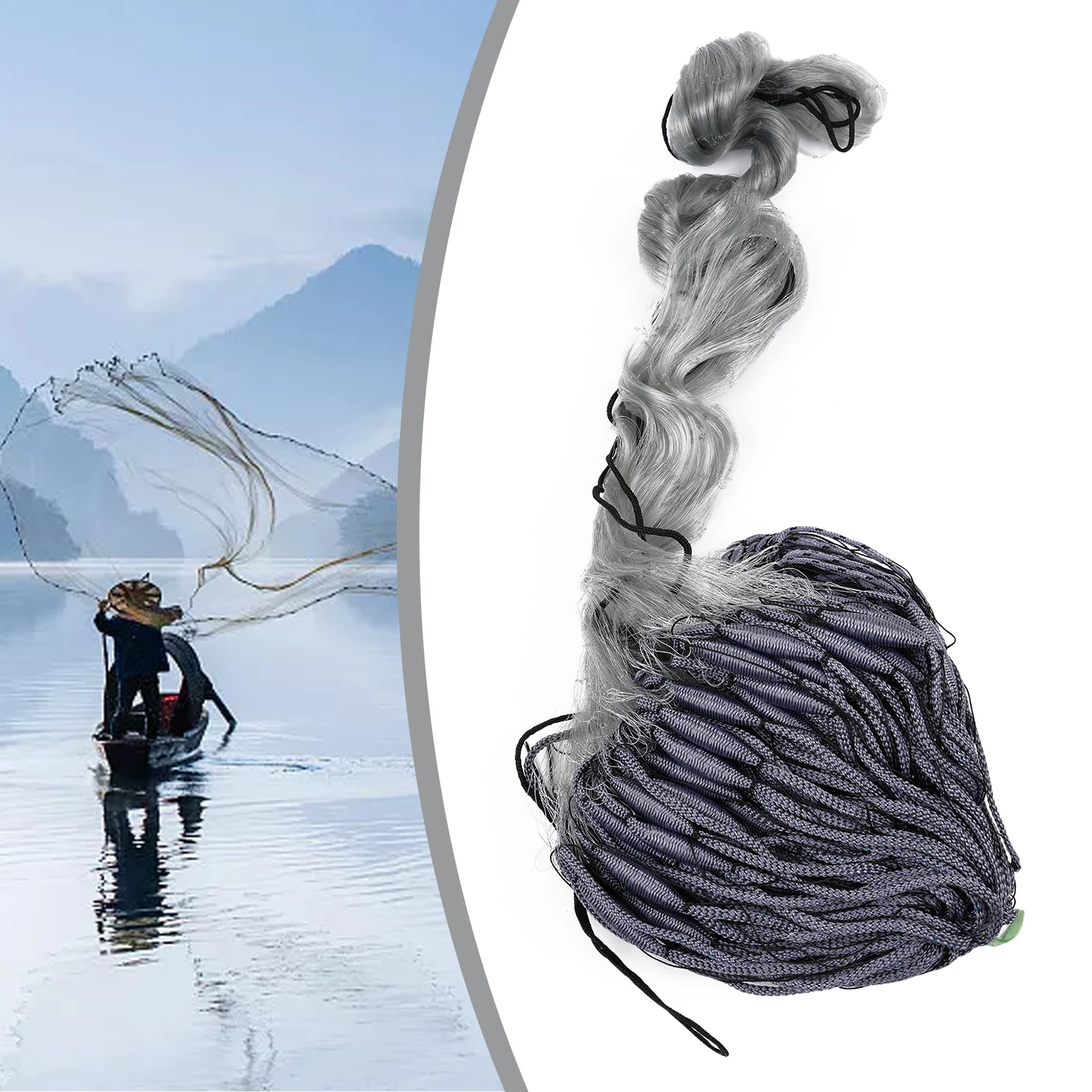 

Brand New Hot Sale Newest Practical Useful Fishing Fishing Net High-Strength Super Strong Pull Double Net Line