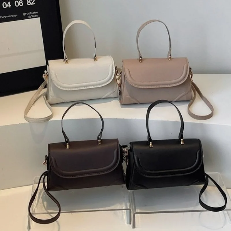 

Сумка, винтажная сумка в стиле ретро, новая модная универсальная сумка через плечо, маленькая квадратная сумка на одно плечо, простой дизайн.