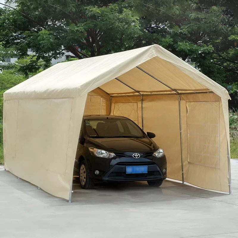 

Mobile Outdoor Tents Shelters Waterproof Canopy Cover Large Carport Prefab Car Garages custom