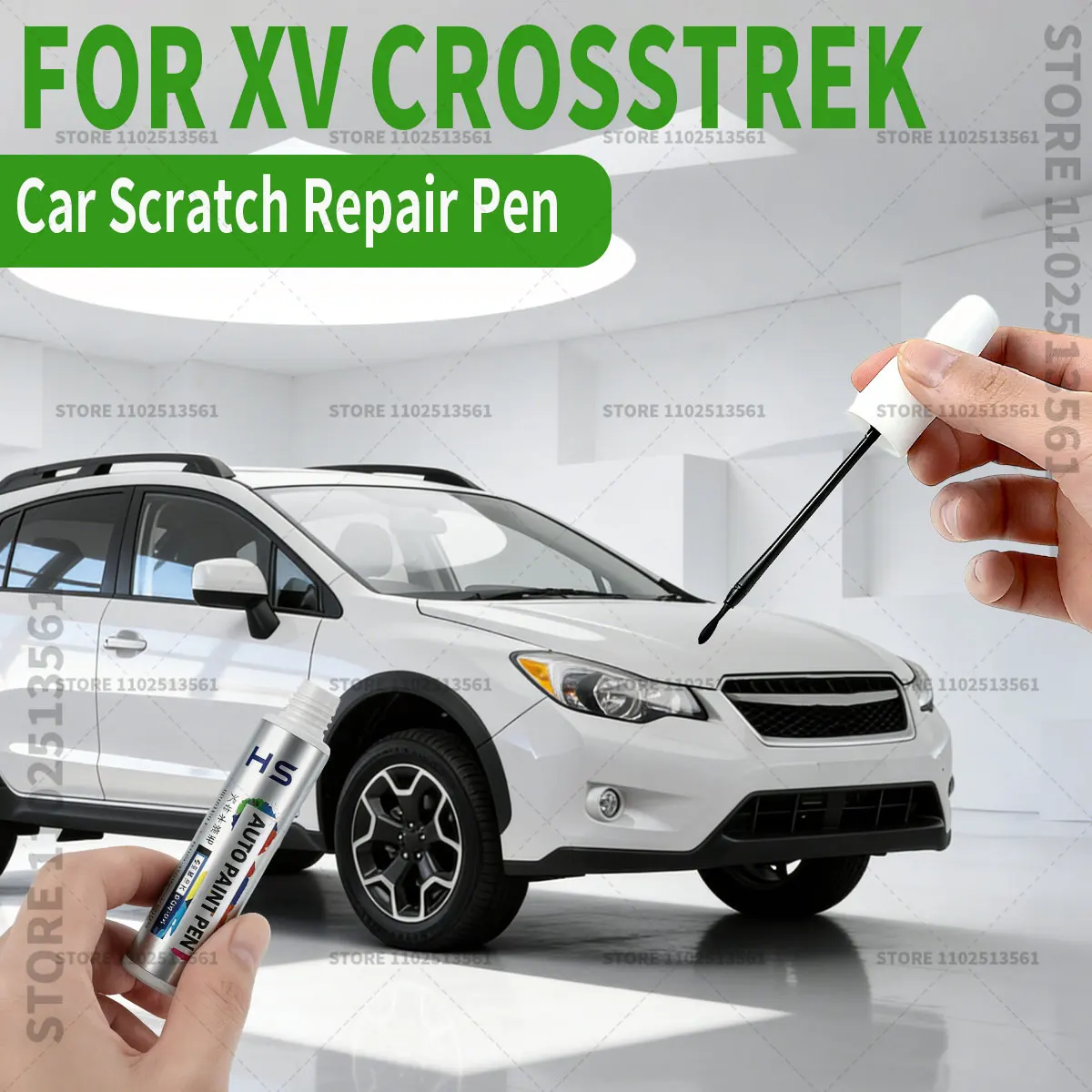 

Ручка-корректор для ремонта лакокрасочного покрытия автомобиля Subaru XV Crosstrek, средство для удаления царапин, аксессуары для авто, цвета: белый 37J, зеленый, черный CB4, красный, синий