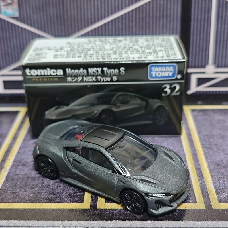 

Коллекционная модель автомобиля Takara Tomy Tomica Premium 32 Honda NSX Type S 1/62, литая под давлением, для демонстрации, рождественский подарок