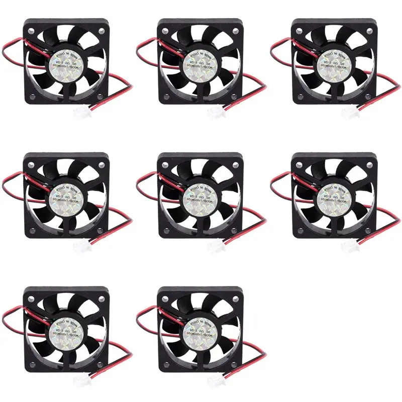 8-pecas-ventilador-de-resfriamento-para-cpu-de-pc-com-rolamento-de-luva-50mm-12v-2-pinos-4000rpm
