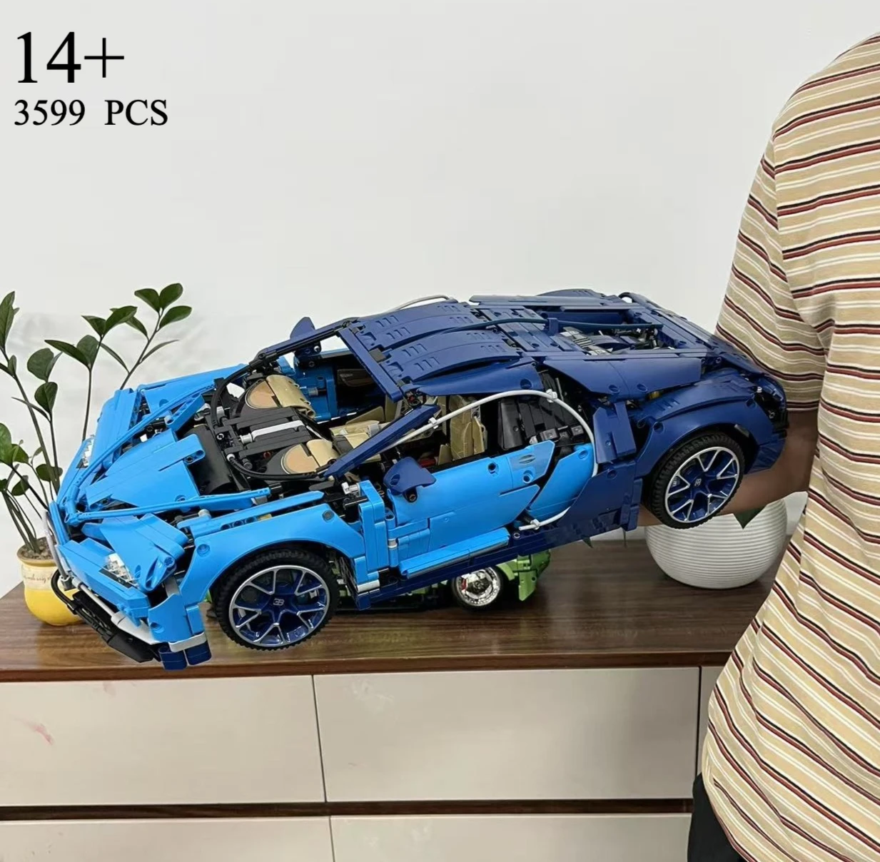 Super Racing Auto High-Tech Buga 1:8 Modell Bausteine 42083 Ziegel Kinder Spielzeug Für Kinder
