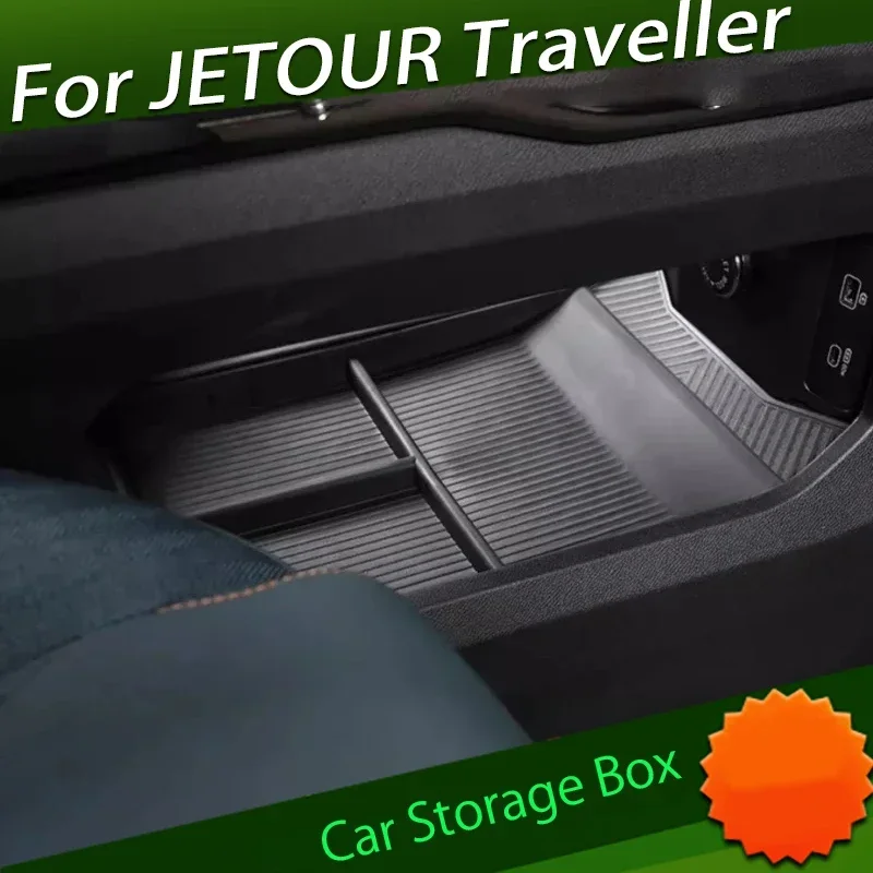 Car Armrest Box Storage Box Suitable for Chery JETOUR Traveler T2 2nd Generation All-inclusive Center Console Storage Box Parts