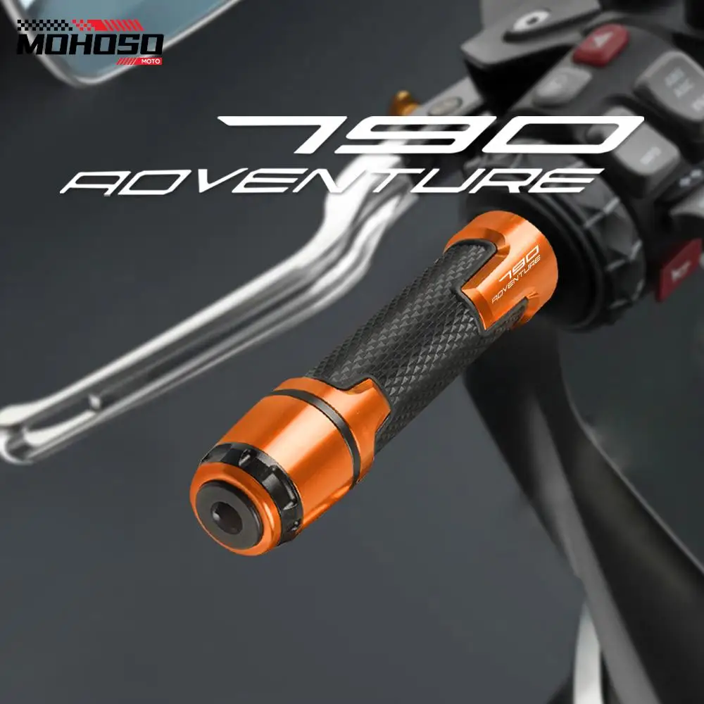 

For 790 ADVENTURE 790 ADV 2017 2018 2019 2020 2021 Motorcycle 7/8"22MM Handlebar Grips Handle Bar Cap Ends Accessories