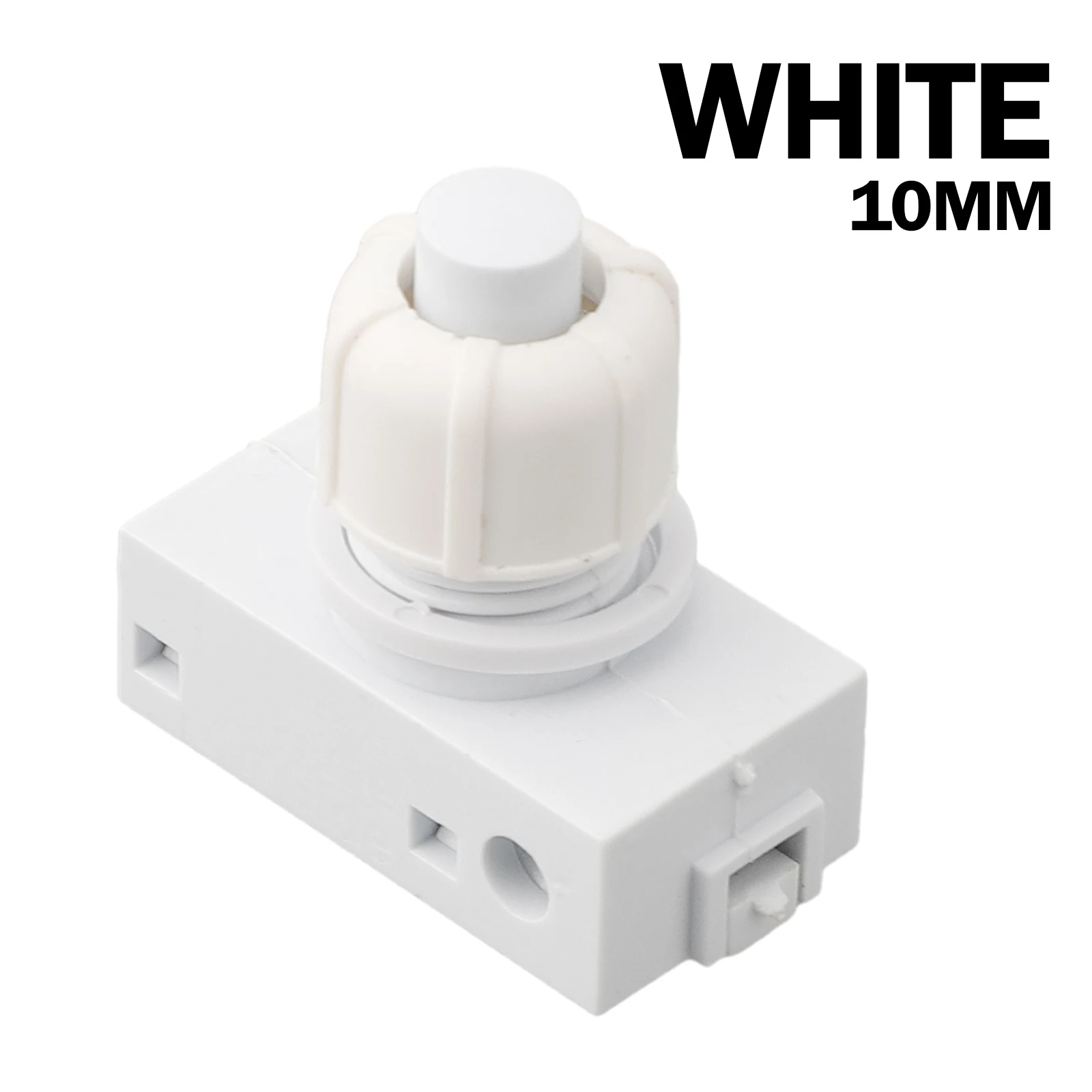 Pressure Switch for Lamps Builtin Design Rated for 250V 2A Electrical Load Compatible with White or Black Wiring