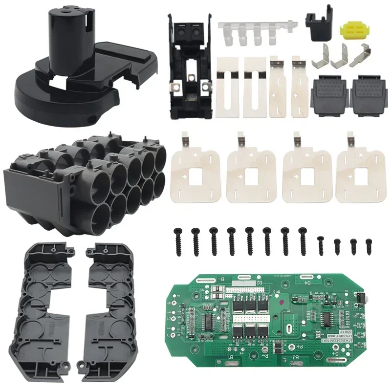 Bateria P108B 10*18650 obudowa z tworzywa sztucznego ładowania obwód ochronny płyty PCB dla RYOBI 18V 9Ah P103 BPL-1815/1820G/18151/1820 jeden +