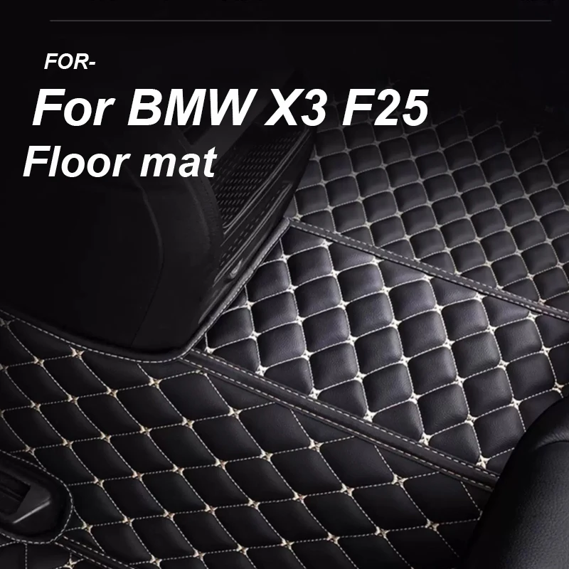 

LUXURY Car floor mats for BMW X3 F25 2011 2012 2013 2014 2015 2016 Custom auto foot Pads automobile carpet cover