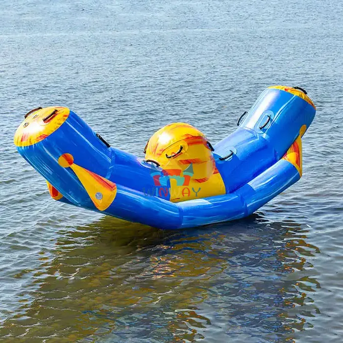 

Factory Direct Pool Sea Lake Park Toys Inflatable Water Floating Seesaw For Kids And Adults