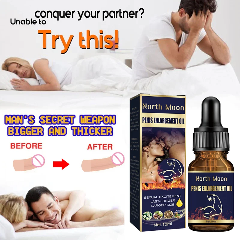 Penies Enlargment Oil Penis Growth Thickening Oil Enlarge For Men Enhance Dick Erection Big Cock Increase Massage Essential Oils