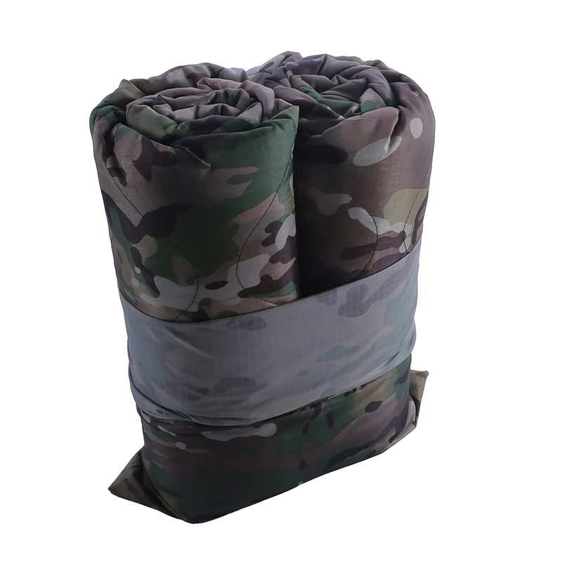 Colcha de camuflaje para acampar, accesorios portátiles, manta cálida para Picnic, colchón de viaje ultraligero para dormir, esterilla de viaje