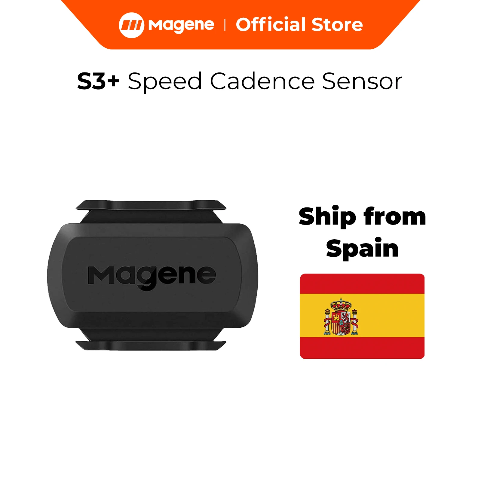 Magene S3+ مستشعر سرعة الإيقاع ANT+ مستشعر مزدوج بلوتوث متوافق مع Wahoo Onelap Zwift