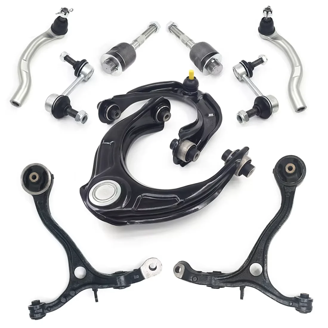 

AzbuStag 10Pcs Front Upper Lower Control Arm Sway Bar Link Tie Rod Suspension Kits for HONDA ACCORD 2008 2009 2010 2011 2012