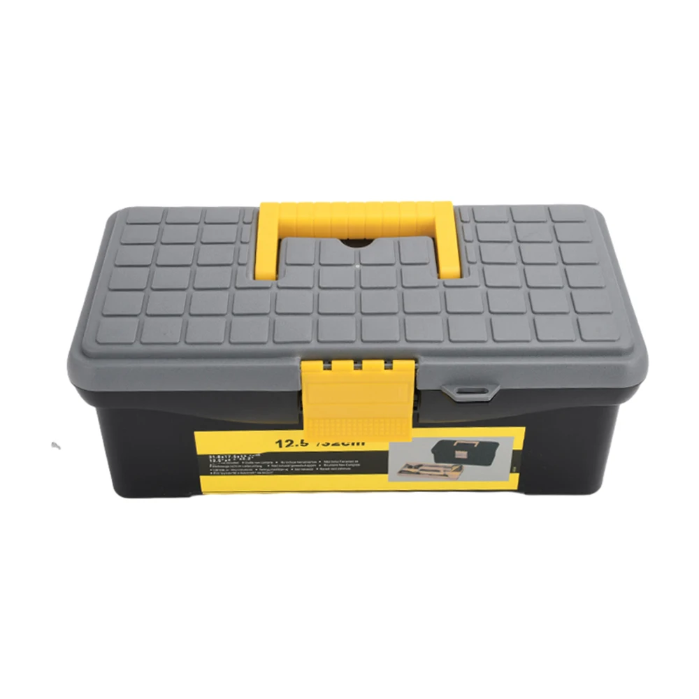 Hardware Tool Box Plastic Storage Tool Box Thick Electrician Repair Hardware Tool Organizer Suitcase for Home Tool Use