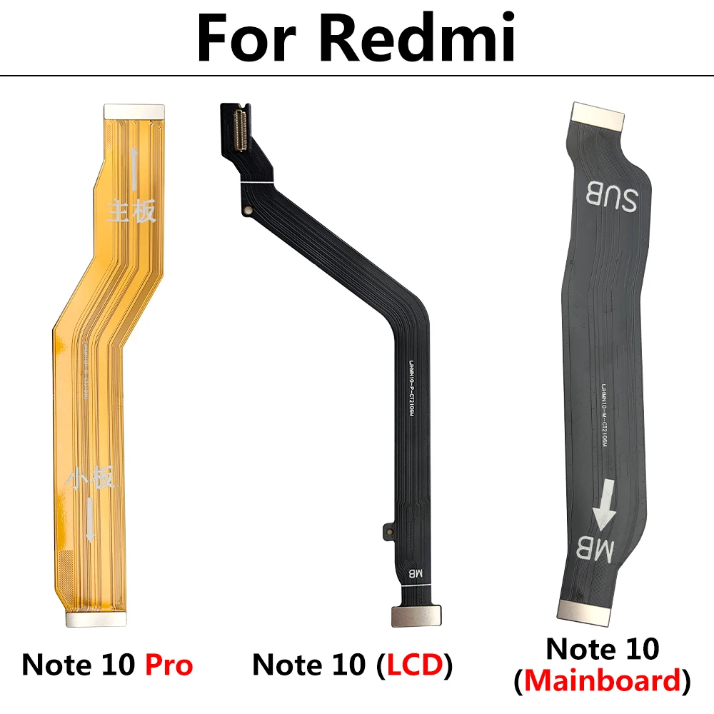 50 Pcs Main FPC LCD Display Connect Mainboard Flex Cable Ribbon Ribbon For Redmi Note 10 Pro