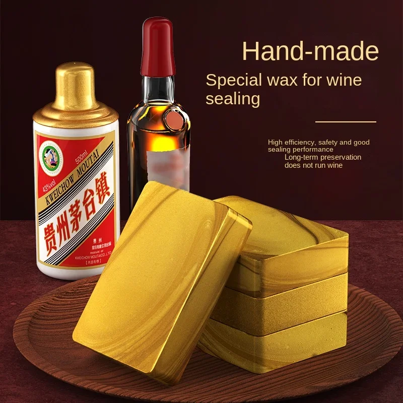 Bottle Sealing Wax Blocks Resilient and Versatile Bottling Wax for Wine, Beer, and Liquor Bottle Sealing  Teflon Tape
