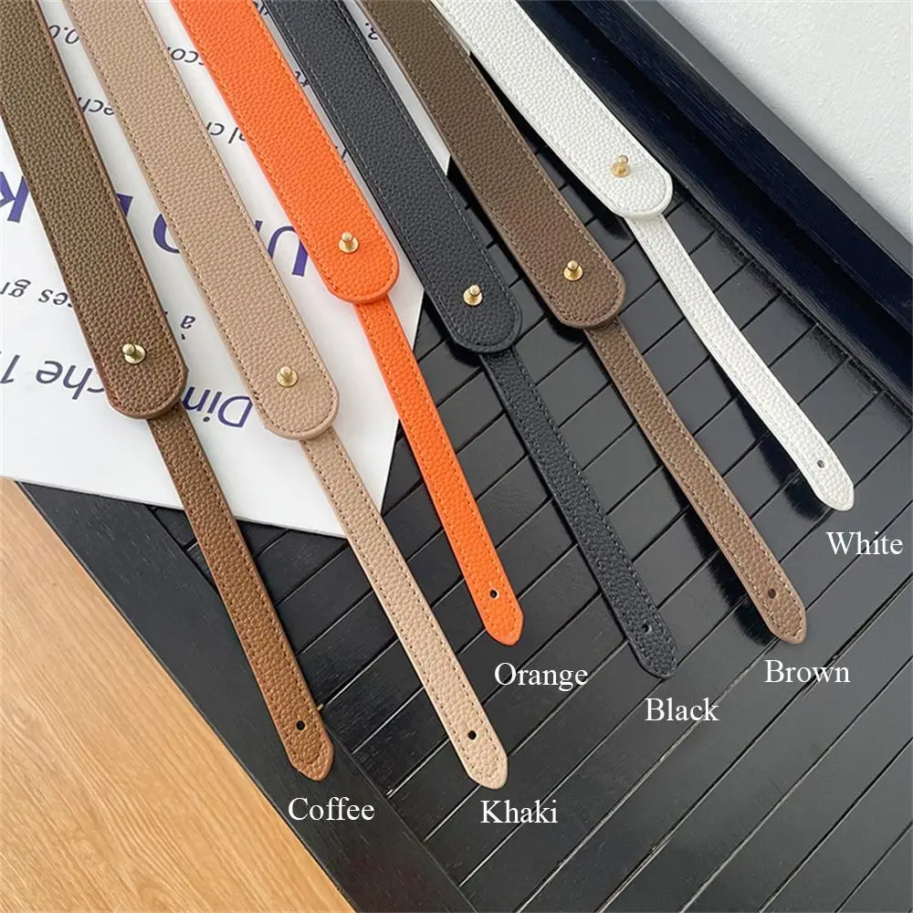 PU Leather Solid Color Bag Strap Women Handbag Belt Wide Shoulder Bag Strap Replacement Adjustable Bag Strap Bags Accessories