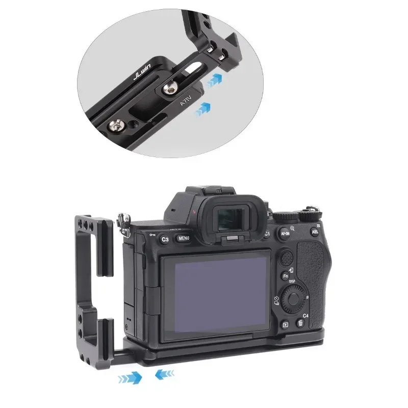 A74 Quick Release L Vertical Bracket Plate Grip Tripod Holder Handle for Sony A7IV A7M4 Camera