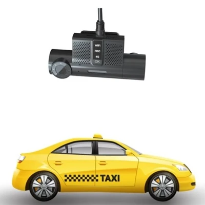 

4G WIFI Real Time Video Dual Len Vehicle Dashcam AI Optional