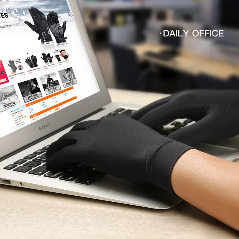 قفاز مغناطيسي ضيق عالي المرونة، واقي معصم مناسب لركوب الدراجات والرياضة واللياقة البدنية وقفازات العمل اليومية