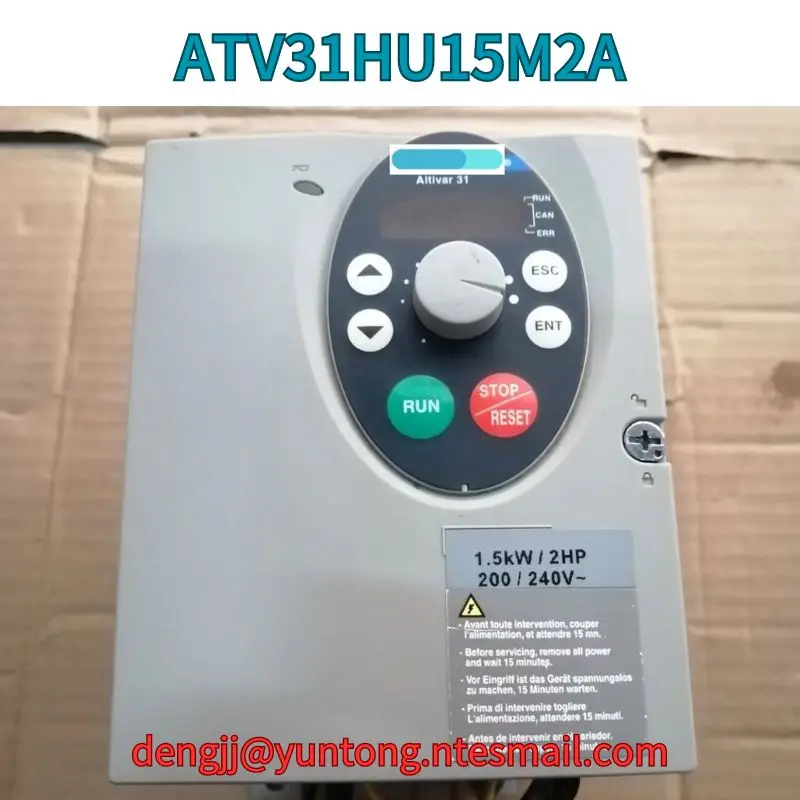 

Used Frequency converter ATV31HU15M2A 1.5KW test OK Fast Shipping