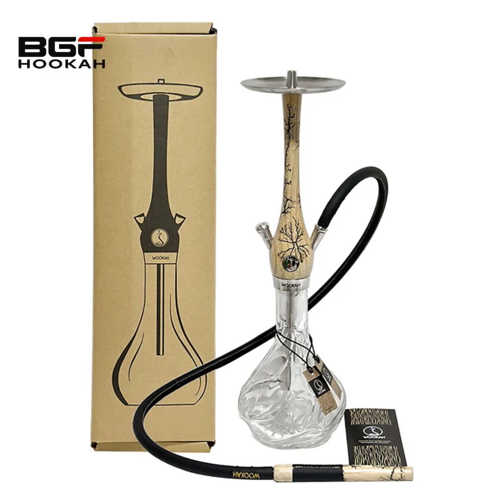 Stainless Steel Colorful Wookah Hookah Set Shisha Smoking Accessories Narguile Sheesha Hookah Set