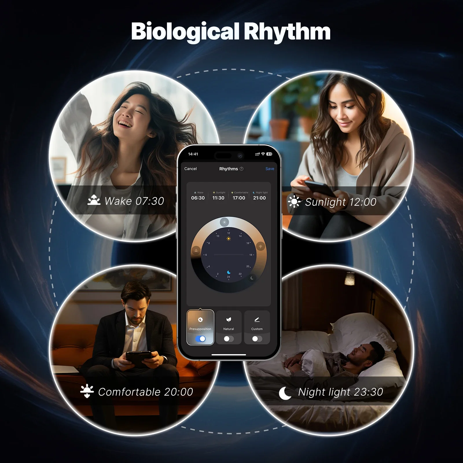 MOES Tuya WiFi/Zigbee/Matter Smart ST64 LED Bulb Biological Rhythm RGB Colors Music Scene Mode Smart Linkage Wireless Control