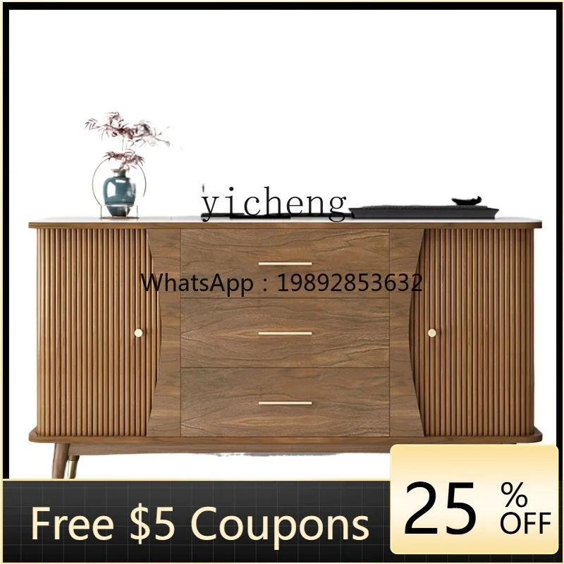 

Тумба-витрина N2 из массива дерева для вина и посуды, со встроенной столешницей из каменной плиты, большой вместимости, для дома и кухни, с откидными дверцами