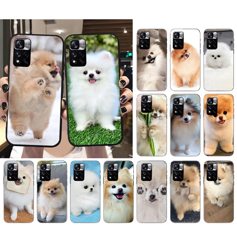 Phone Case for Xiaomi Redmi Note 13 12 11 10 Pro 12S 11S 10S Redmi 10 13C 9C 10C  Pomeranian Dog Case