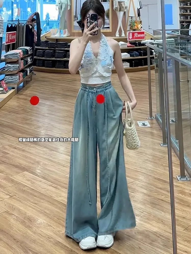 

Рваные джинсы женские укороченные до щиколотки короткие капри женские джинсовые модные базовые простые повседневные офисные рабочие крой обычный универсальный