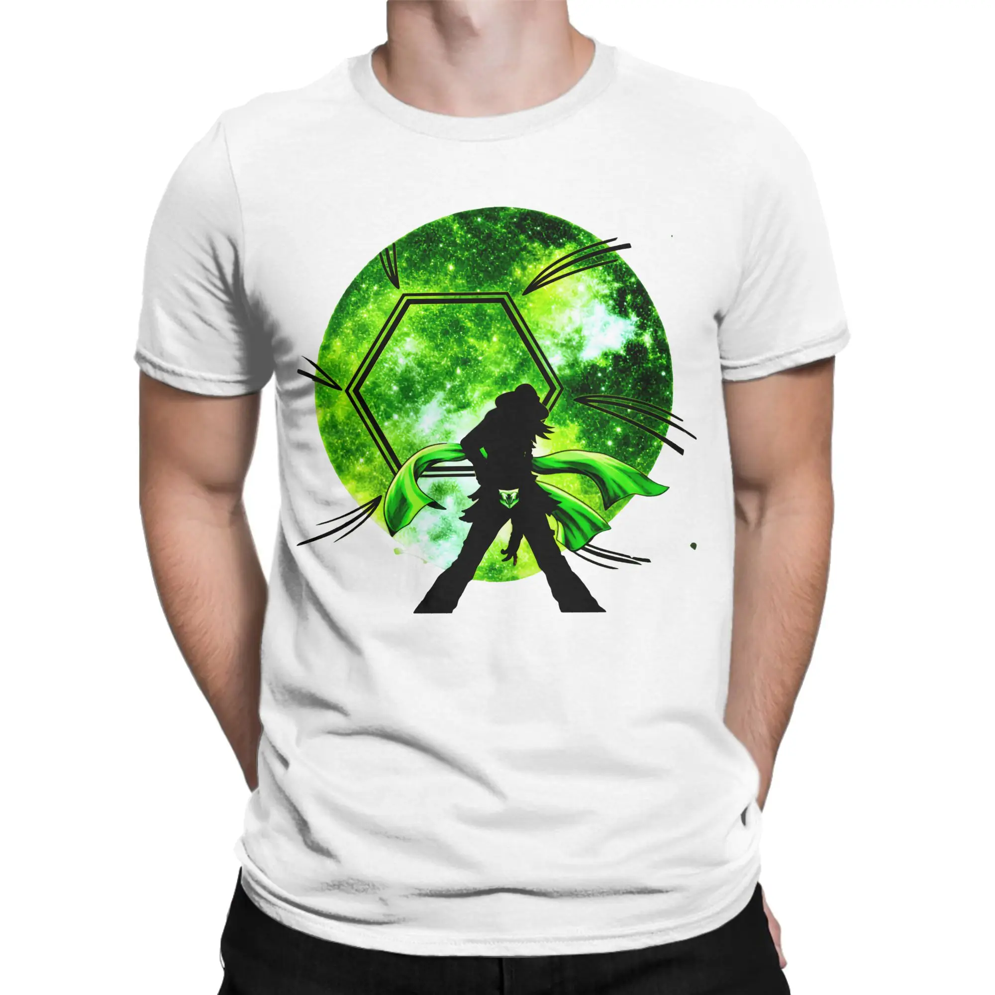 Crazy Ball Spinner Jojo T-Shirts Men Women's Round Neck Cotton T Shirt Steel Ball Run Anime Short Sleeve Tees Classic Clothing