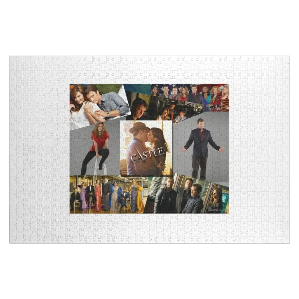 

Castle Collage Jigsaw Puzzle Personalized Gifts Customized Picture Custom Name Child Toy Personalized Name Puzzle
