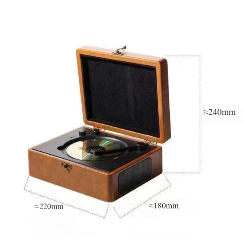 HouseholdCD Player Celebrity Album CD Disc with Speaker Retro Bluetooth Speaker Portable Birthday Gift