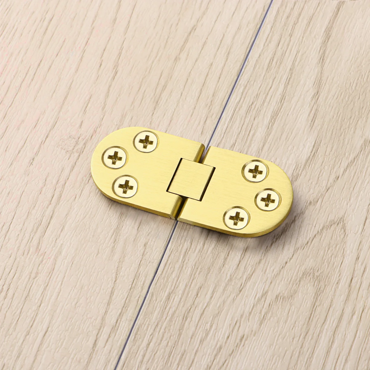 BESTOMZ Solid Brass Hinges Connectors with Screws for Table Folding Table Cabinet Door table hinges folding table hinges