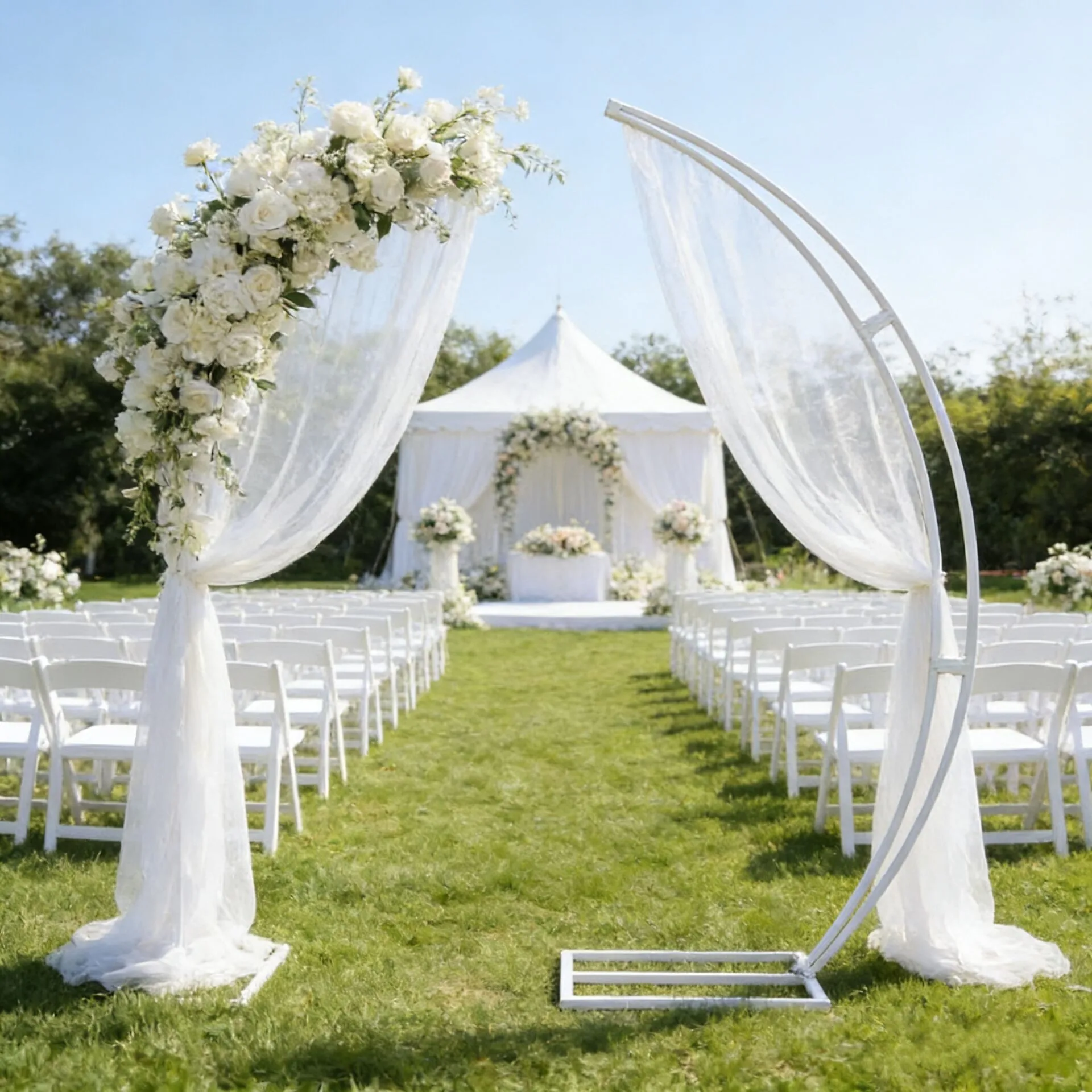 

Outdoor Wedding Backdrop Decoration Luxury Chandelier Iron Stand for Stage Road Lead Decor Event Props Customized Flower Frame