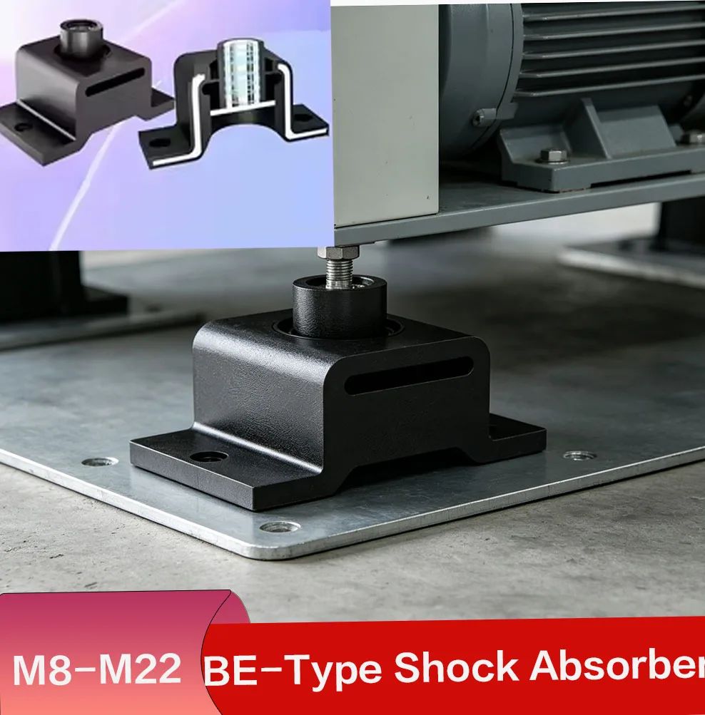 BE-Type Shock Absorber Anti-Vibration Isolation Mount Rubber Crash Pad Damper M8-M22 Automotive & Mechanical Equipment