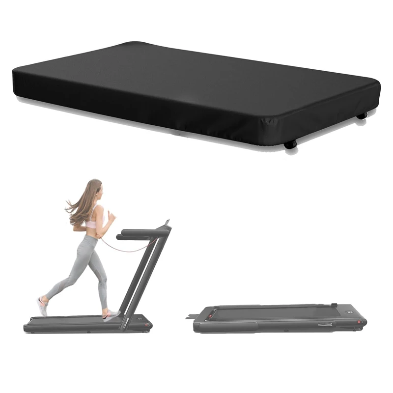 Treadmill Cover Dustproof Walking Mat Cover, Waterproof Protective Cover For Under Desk Walking Treadmill Office 140x71x15cm