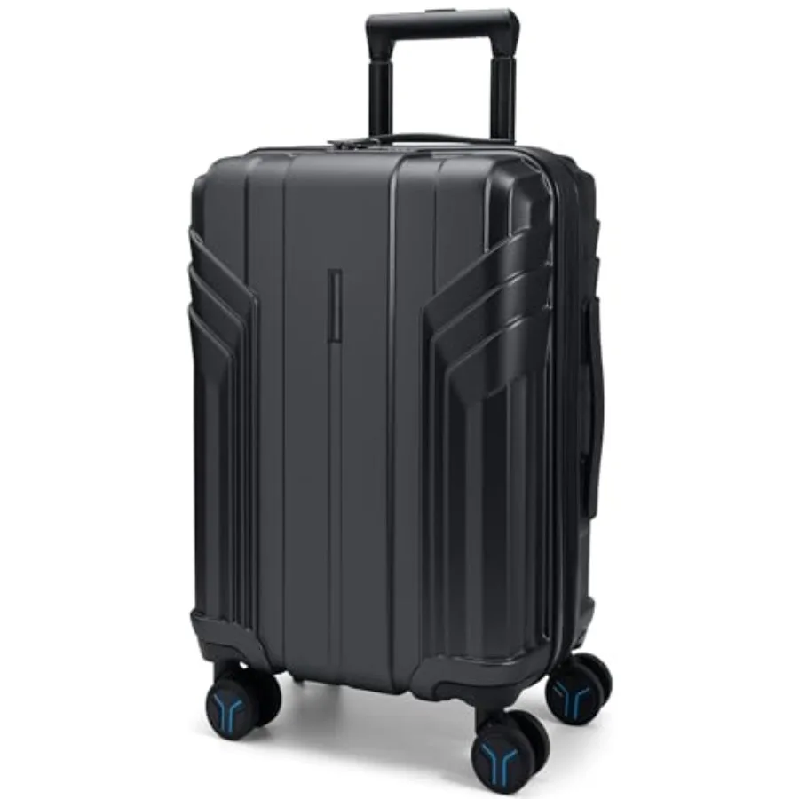 

Чемодан BAGSMART Expandable Carry On Luggage 22x14x9, одобренный авиакомпаниями, легкий, с жестким корпусом, 20 дюймов, для путешествий