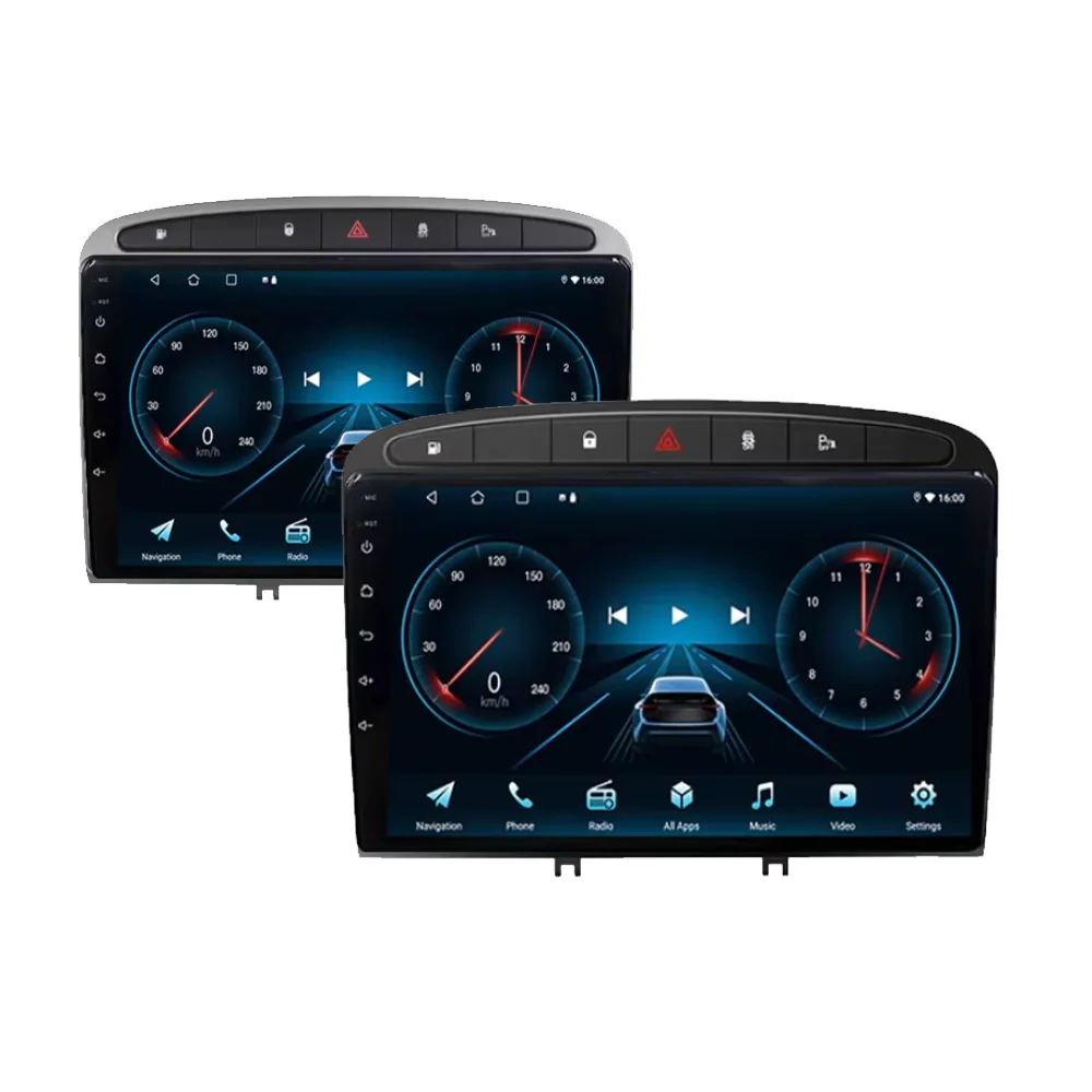 ANDROID Auto Radio For Peugeot 408 Peugeot 308 308SW 2007-2015 Carplay Stereo Car Multimedia Player GPS Car Navigation DVD WIFI
