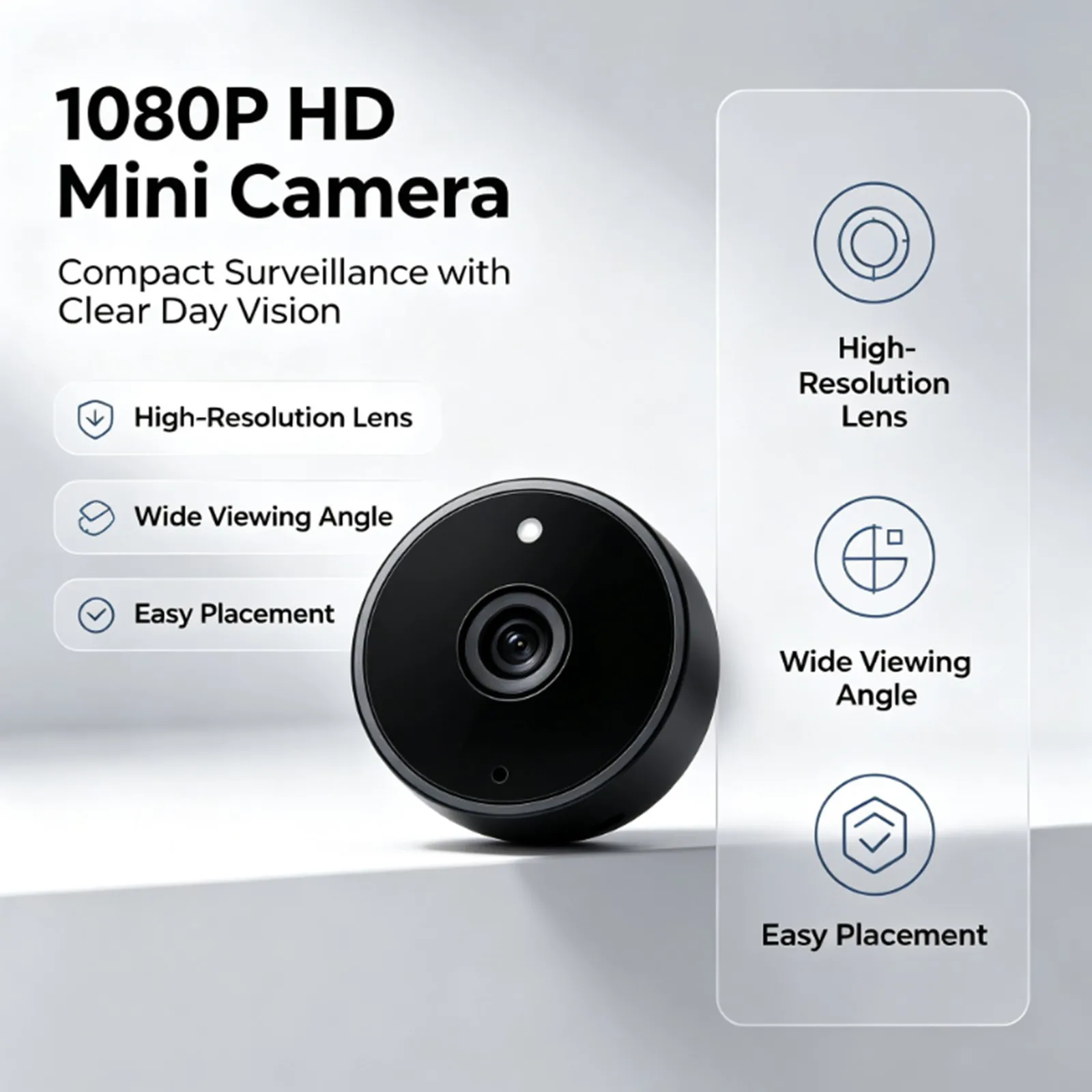 WQ1 Portable Mini Digital Surveillance Recorder Smart Motion Trigger Recording Time‑Schedule Recording Mode Remote Network Access Video Data Storage Device Compatible With Multiple Surveillance Cameras For Shop Yard Workshop Building Security Protection