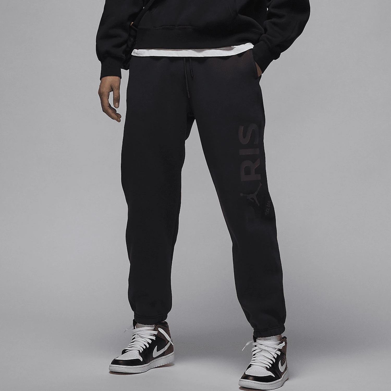 Pantalones tobilleros de fútbol con forro polar Nike genuinos JORDAN para mujer FV7765-045