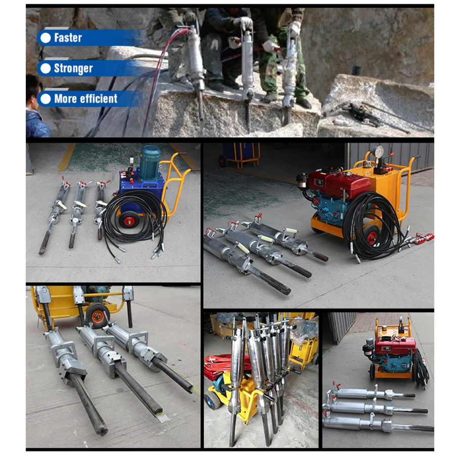 

Rock Splitting Machine Hydraulic Rock Drill and Splitter Rock Mining Splitting Machine