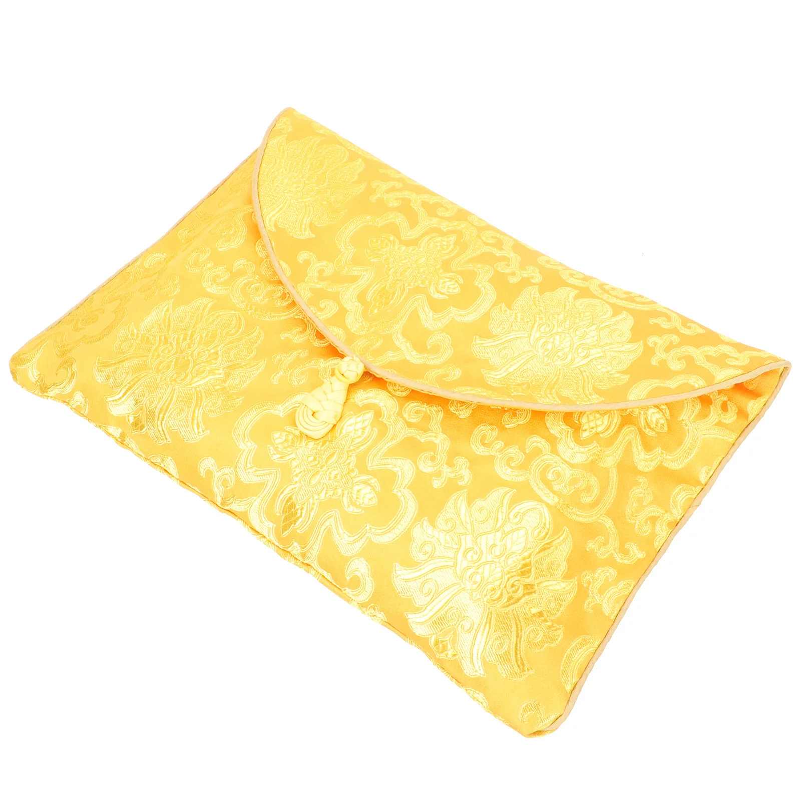 

Шелковый парчовый конверт формата А4, большой органайзер для файлов с китайским узлом и вышивкой, многофункциональный парчовый мешочек для подарочных карт, конверты формата А4