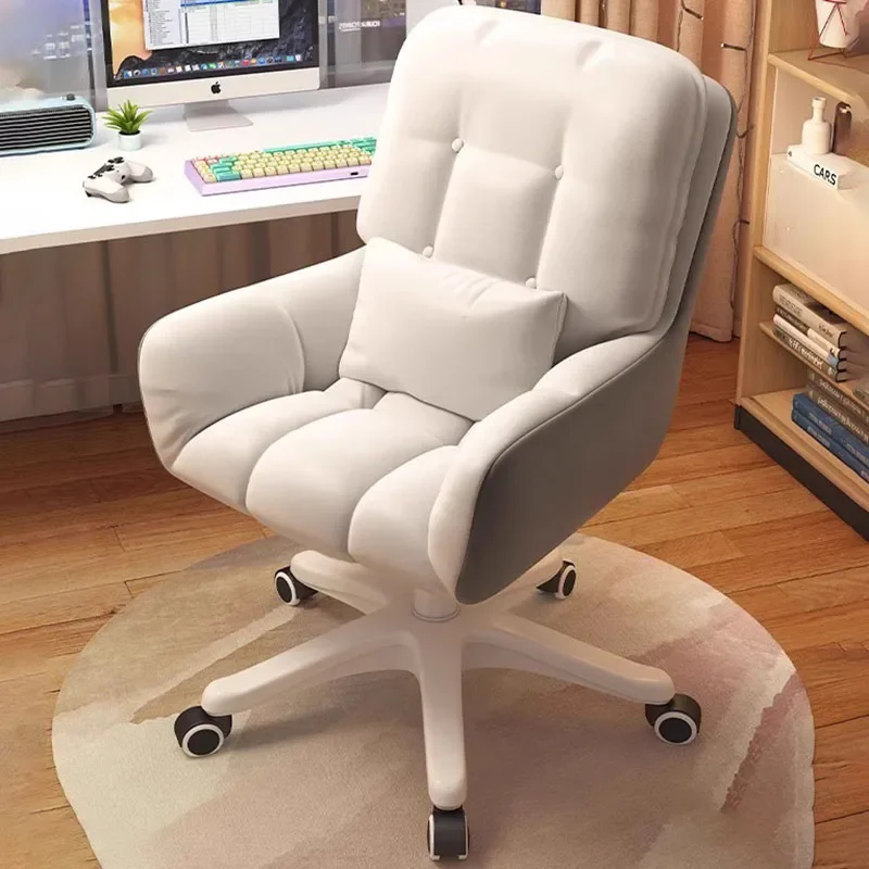 

Extension Ergonomic Office Chair Back Cushion Pillow Modern Comfy Gaming Chair Luxury Aesthetic Sillas De Oficina Furniture