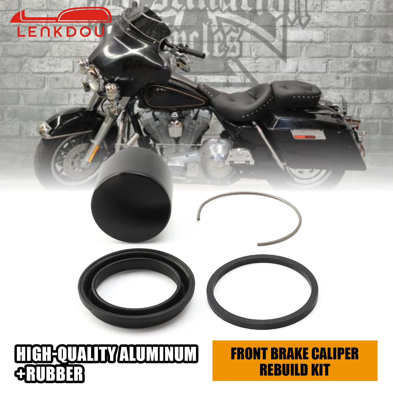 Zestaw do przebudowy zacisku hamulca przedniego motocykla 44020-83 dla Harley Sportster XL Dyna FXD Softail Fat Boy Touring Road King 1984-1999