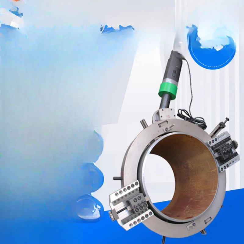 

External clamp type circular pipe groove cutting machine, circular pipe chamfering machine, milling machine, stainless steel